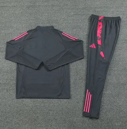 Germany 2024 1/4 Zipper Tracksuit Grey