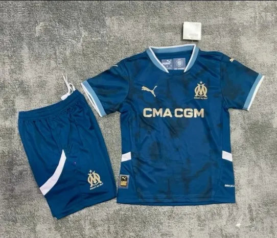 Marseille 2024/2025 Away Set (Adults and Kids)