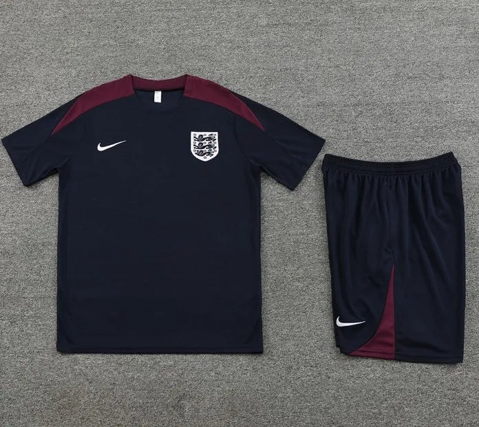 England 2024 Short Sleeve/Shorts Tracksuit Blue