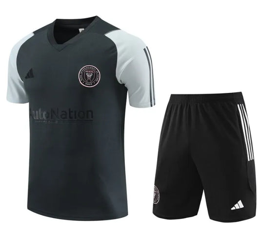 Inter Miami 2023 Short Sleeve/Shorts Tracksuit Grey