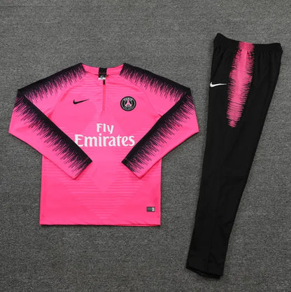 PSG 2018/2019 1/4 Zipper Tracksuit Pink