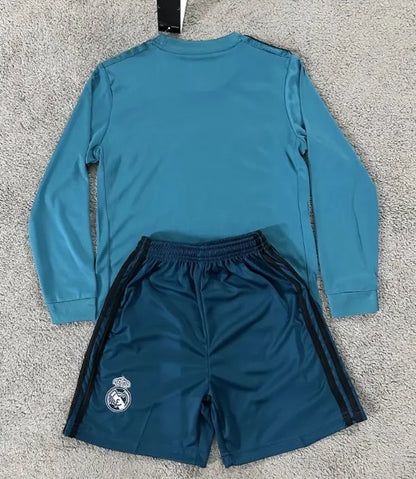 Real Madrid 2017/2018 Third Long Sleeve Set Kids