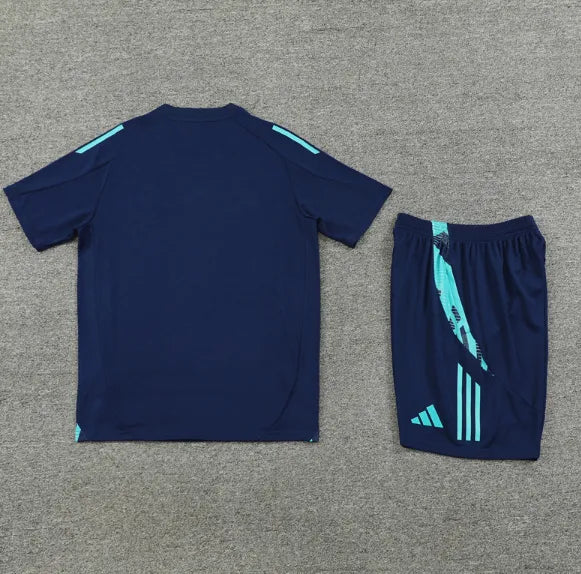 Arsenal 2024/2025 Short Sleeve/Shorts Tracksuit Blue