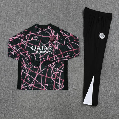 Survêtement PSG 2024/2025 1/4 Zip Noir