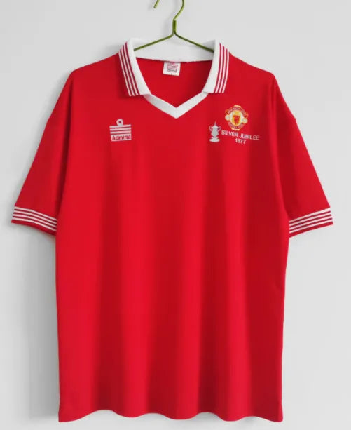 Manchester United 1977 Home Retro